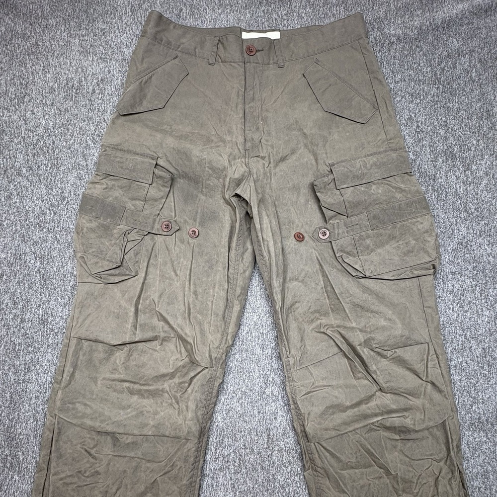 Andersson Bell Fatani Crack Cargo Pants Mens 46 (32X33) Multi Pockets Baggy Wide